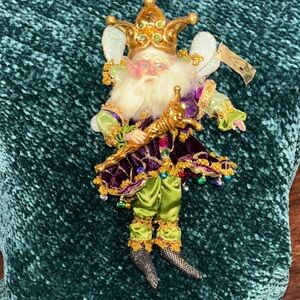 Mark Roberts Gold, Green, and Purple Fairy Ornament